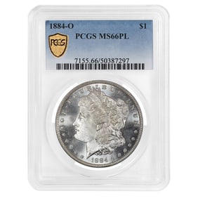 1884-O Morgan Dollar MS-66 PCGS (PL)