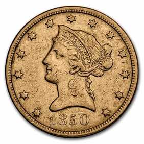 1850 $10 Liberty Gold Eagle Large