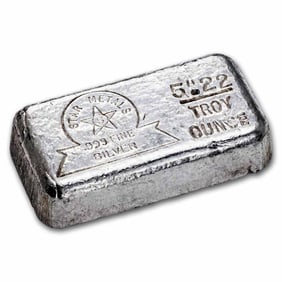 5.22 oz Silver Bar - Star
