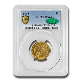 1915 $5 Indian Gold Half Eagle