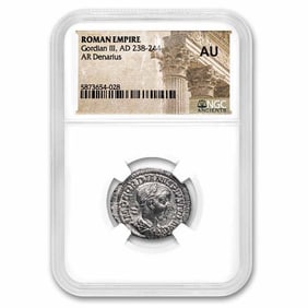 Roman Silver Denarius Emp. Gordian III