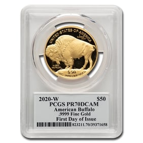 2020-W 1 oz Proof Gold Buffalo