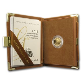 2016-W 1/10 oz Proof American Gold