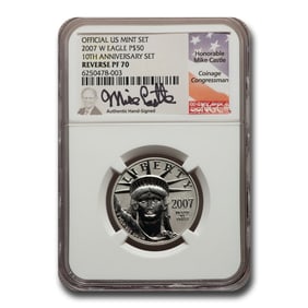 2007-W 1/2 oz Reverse Proof Platinum