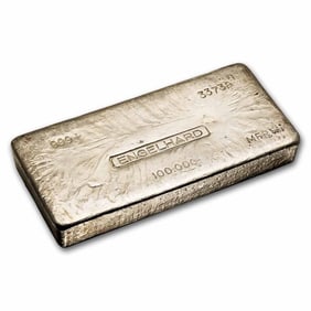 100 oz Silver Bar - Engelhard