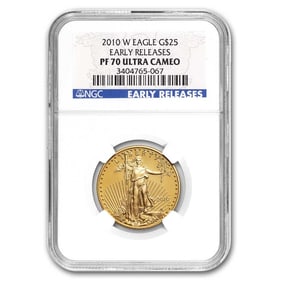 2010-W 1/2 oz Proof Gold Eagle