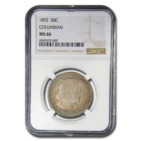1892 Columbian Expo Half Dollar MS-66