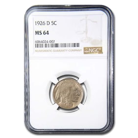 1926-D Buffalo Nickel MS-64 NGC