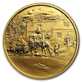 2001 Canada 1/2 oz Prf Gold