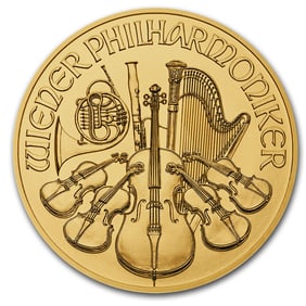 2020 Austria 1/4 oz Gold Philharmonic