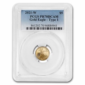 2021-W 1/10 oz Proof Gold Eagle