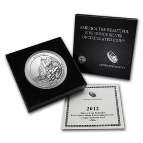 2012-P 5 oz Silver ATB Acadia