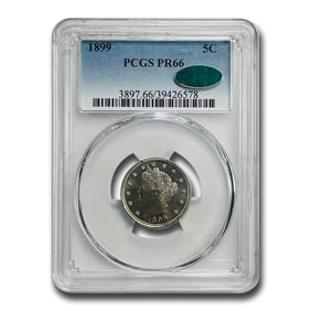 1899 Liberty Head V Nickel PR-66