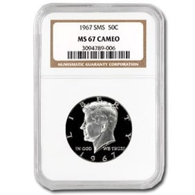 1967 Kennedy Half Dollar MS-67 NGC