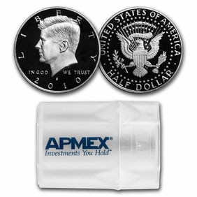 2010-S Kennedy Half Dollar 20-Coin Roll