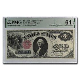 1880 $1.00 Legal Tender CU-64 EPQ