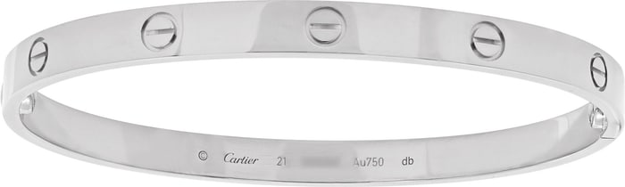 Cartier Love Bracelet in 18k white