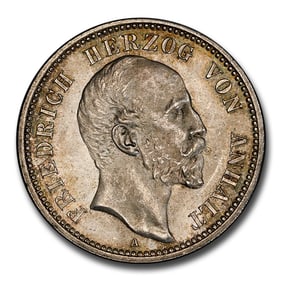 1896 Germany Silver 2 Mark Friedrich