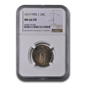 1917 Standing Liberty Quarter Type-I MS-66