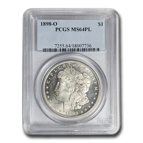1898-O Morgan Dollar MS-64 PL PCGS