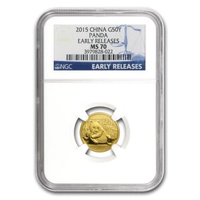 2015 China 1/10 oz Gold Panda