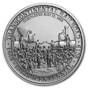 2 oz Silver High Relief Round