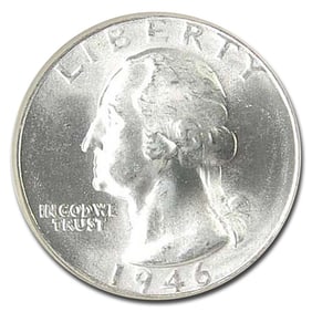 1946-S Washington Quarter MS-67 NGC