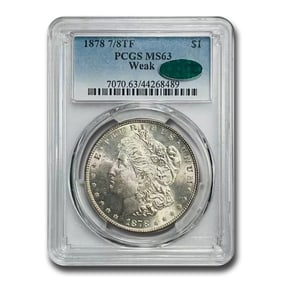 1878 Morgan Dollar 7/8 TF Weak