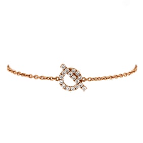 Hermes Finesse Bracelet 18K Rose Gold