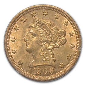 1906 $2.50 Liberty Gold Quarter Eagle