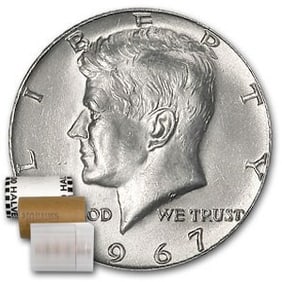 1967 Kennedy Half Dollar 20-Coin Roll