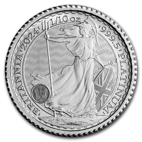 2024 GB 1/10 oz Platinum Britannia