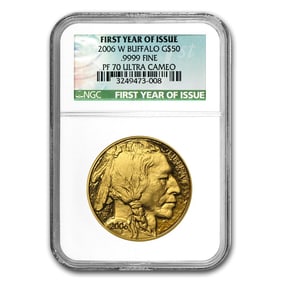 2006-W 1 oz Proof Gold Buffalo