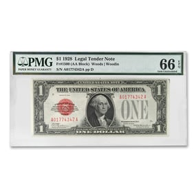 1928 $1.00 U.S. Note Legal Tender