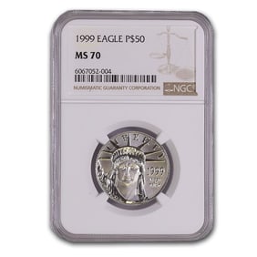 1999 1/2 oz American Platinum Eagle
