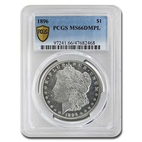 1896 Morgan Dollar MS-66 PCGS (DMPL)