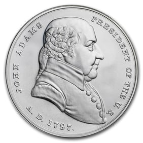 U.S. Mint Silver John Adams Presidential