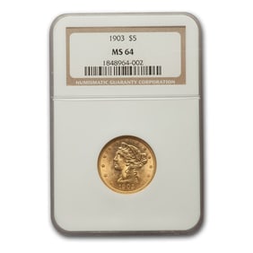 1903 $5 Liberty Gold Half Eagle