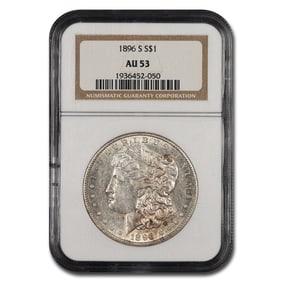 1896-S Morgan Dollar AU-53 NGC