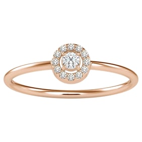 0.11 CTW Diamond 14K Rose Gold Ring