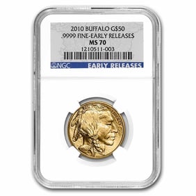 2010 1 oz Gold Buffalo MS-70