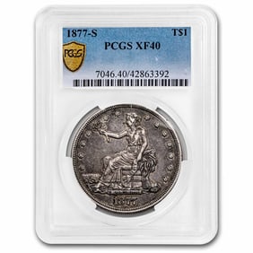1877-S Trade Dollar XF-40 PCGS