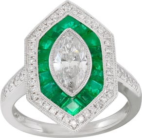 Art Deco Marquise diamond (1.50 carat)