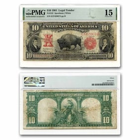 1901 $10 U.S. Note Lewis &