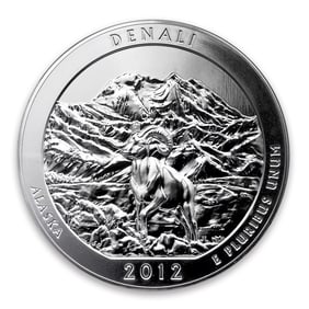 2012 5 oz Silver ATB Denali