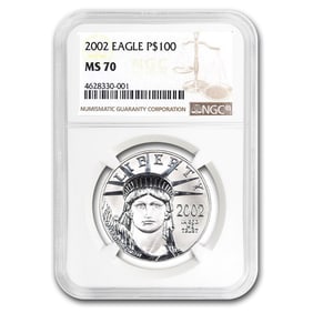 2002 1 oz American Platinum Eagle