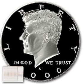 2000-S Kennedy Half Dollar 20-Coin Roll