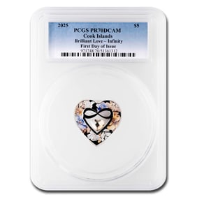 2025 Cook Islands Silver Brilliant Love