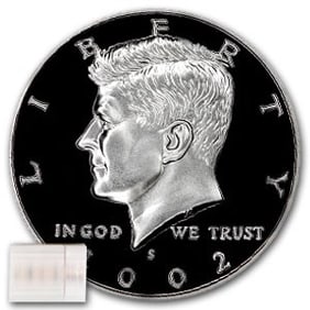 2002-S Kennedy Half Dollar 20-Coin Roll