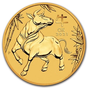 2021 Australia 1/20 oz Gold Lunar